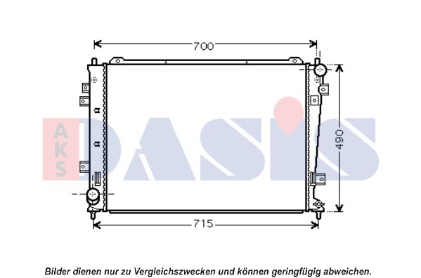 AKS DASIS Radiators, Motora dzesēšanas sistēma 510141N